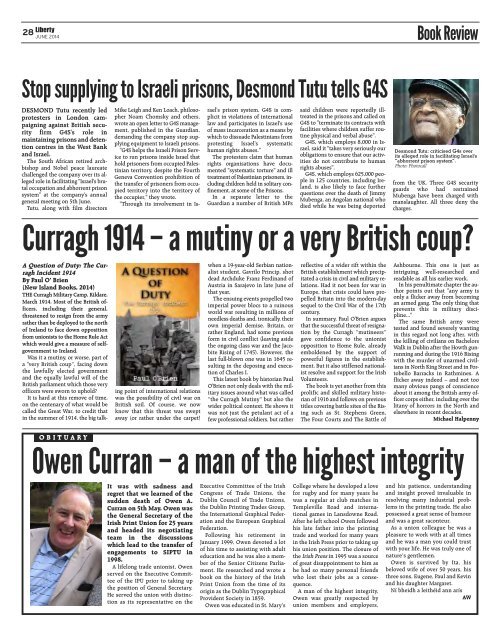 SIPTU Liberty Newspaper June 2014