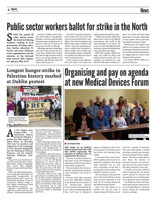 SIPTU Liberty Newspaper June 2014