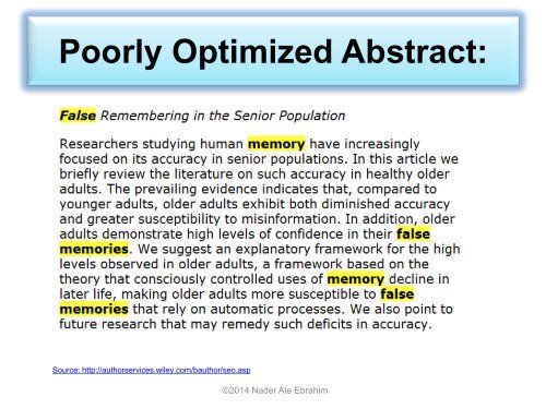 33 Tips to Maximize Articles’ Citation Frequency