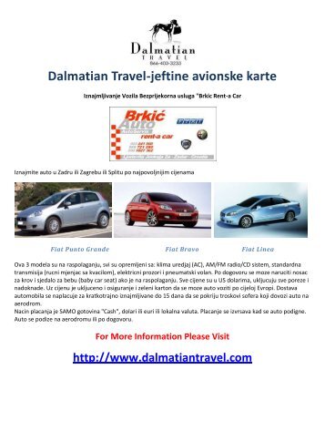 Dalmatian Travel-jeftine avionske karte