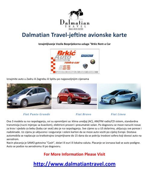 Dalmatian Travel-jeftine avionske karte