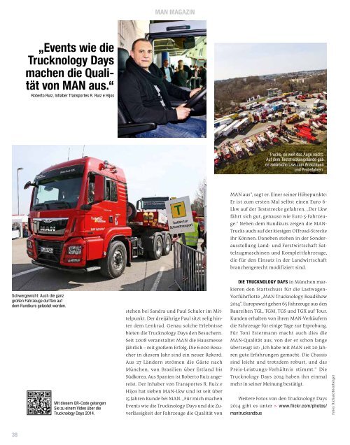 MANmagazin Ausgabe Truck 2/2014