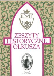 Zeszyty Historyczne Olkusza Numer 7 Olkusz, 2009