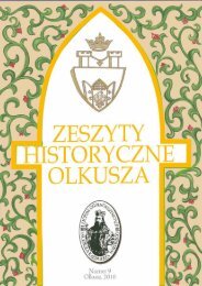 Zeszyty Historyczne Olkusza Numer 9 Olkusz, 2010