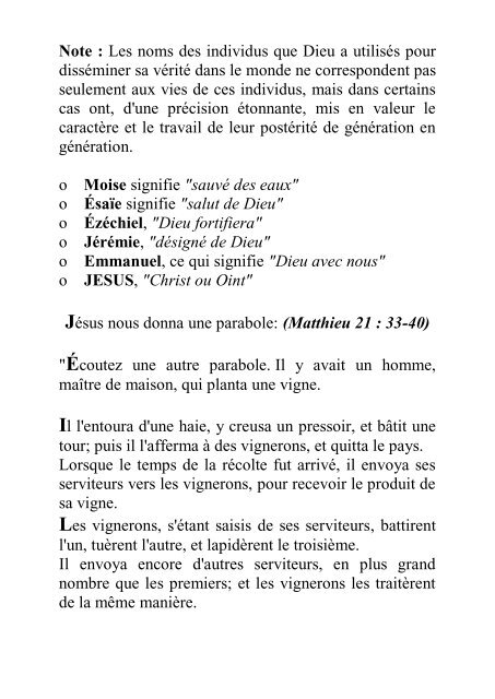 LE NOM DE L'EGLISE SELON LA BIBLE