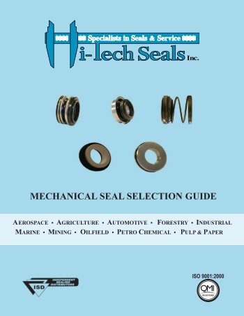 MECHANICAL SEAL SELECTION GUIDE