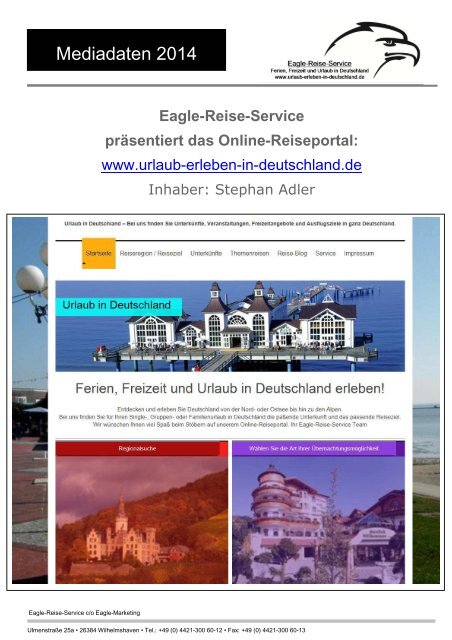 Reiseportal - Urlaub in Deutschland