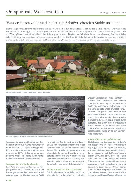 Alb Magazin - Ausgabe Kispel Lauter 2/2014