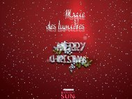 Des décorations lumineuses pour se démarquer visuellement de façon moderne originale et innovante.