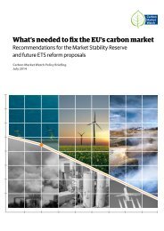 What’s needed to fix the EU’s carbon market