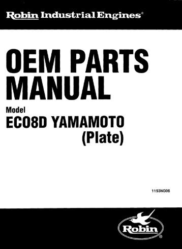 EC08D / Yamamoto (plate) - Jacks Small Engines