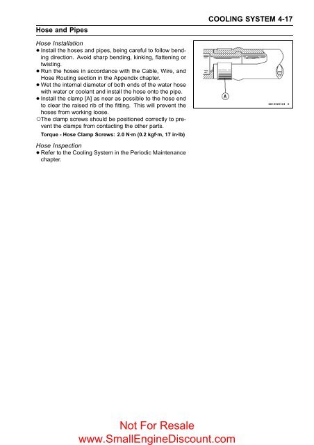 Kawasaki Z1000 - ZR1000 2003-04 Service Manual - Small Engine ...