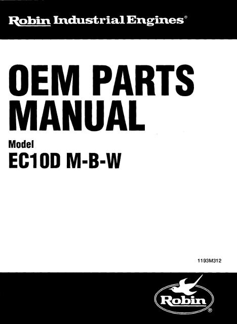 EC10D M-B-W - Small Engine Discount