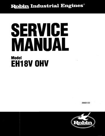 EH18V Service Manual - Wedophones.com wedophones