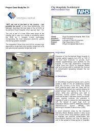 Sunderland Hospital ICCU - SmartGlass International