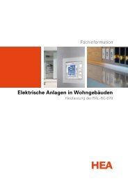 Elektrische Anlagen in WohngebÃ¤uden