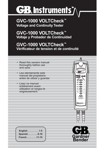 GVC-1000 VOLTCheck - Smarthome
