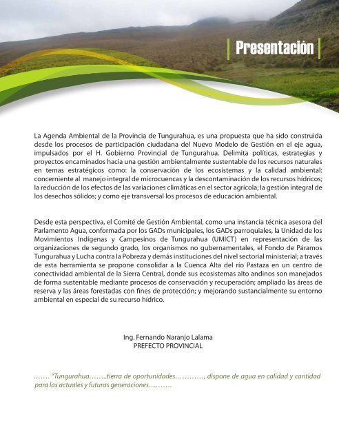 Agenda Ambiental