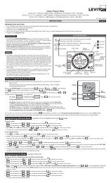 Leviton Indoor Plug-In Timer Instruction Sheet (.pdf) - Home Controls ...