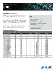 DDR3 - Smart Modular Technologies, Inc.