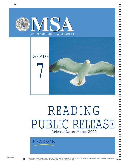 Continue to page 2 MSA Public Release Items → - mdk12