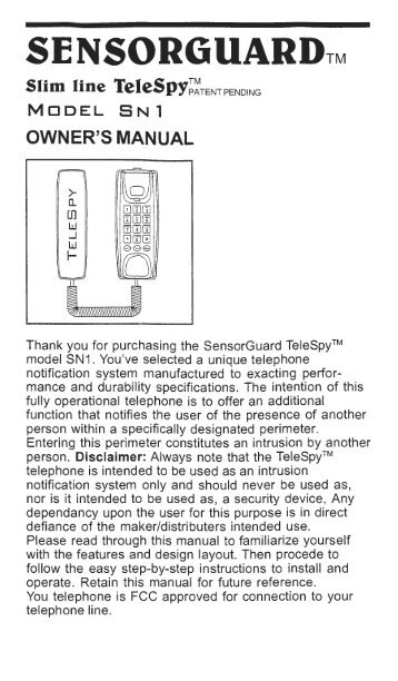 Owner's manual - Smarthome