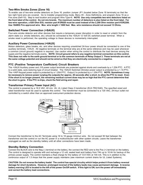 INSTALLATION MANUAL - Smarthome