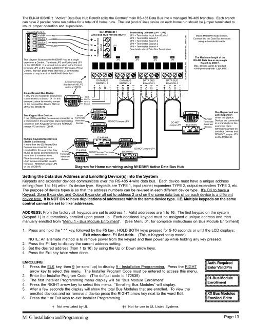 INSTALLATION MANUAL - Smarthome