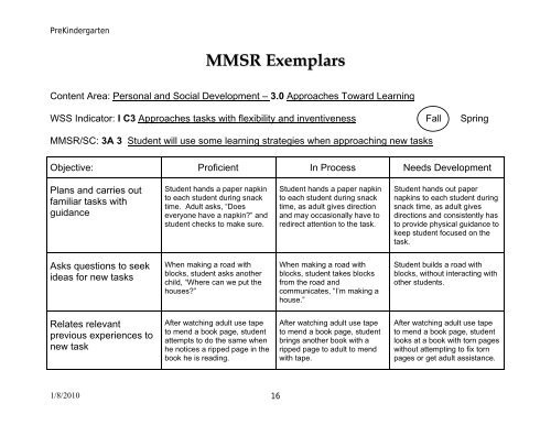 Maryland Model for School Readiness (MMSR ... - mdk12