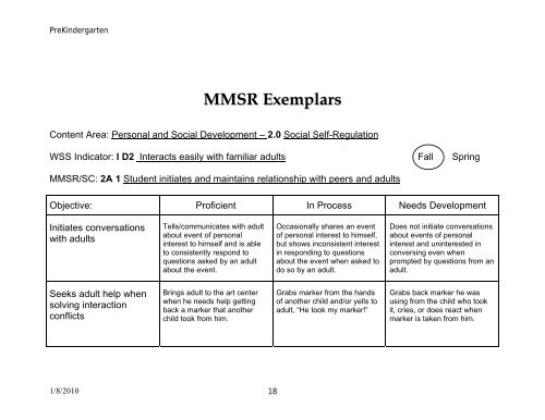 Maryland Model for School Readiness (MMSR ... - mdk12