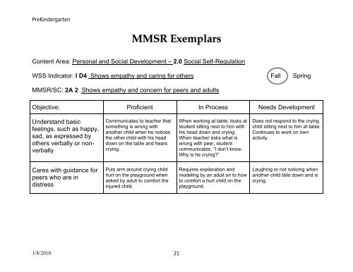 Maryland Model for School Readiness (MMSR ... - mdk12