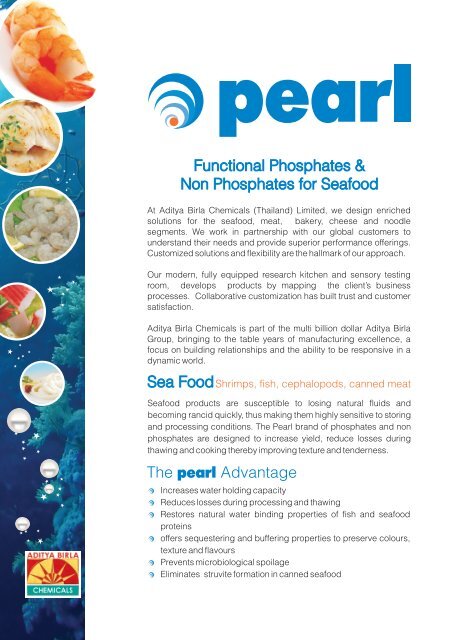 Functional Phosphates & Non Phosphates for Seafood - Aditya Birla ...