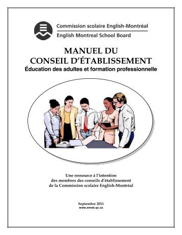 voir le manuel pour des adultes et formation professionnelle (PDF)