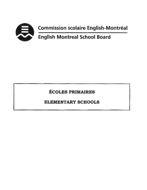 Commission scolaire English-Montreal English Montreal School Board