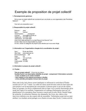EXEMPLE DE CONTRAT DE SOCIÉTÉ EN NOM COLLECTIF
