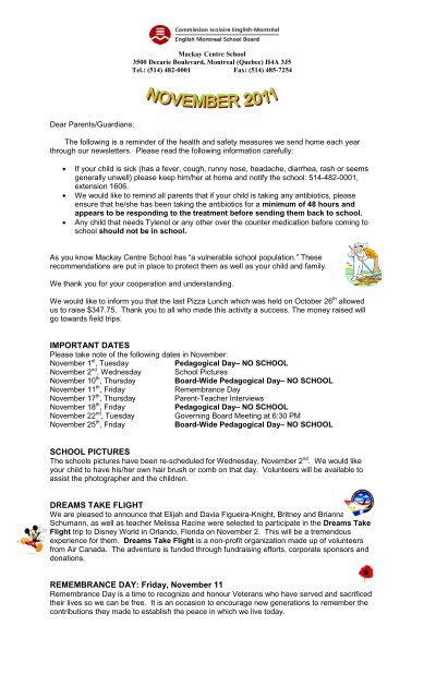 Mackay Centre School English Montreal School Board
