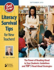 Literacy Survival Tips