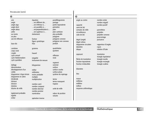 Programme de formation de l'Ã©cole quÃ©bÃ©coise - Version approuvÃ©e