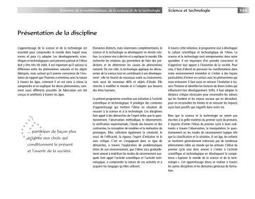 Programme de formation de l'Ã©cole quÃ©bÃ©coise - Version approuvÃ©e