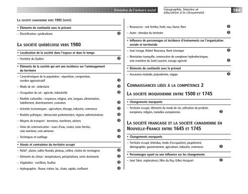 Programme de formation de l'Ã©cole quÃ©bÃ©coise - Version approuvÃ©e