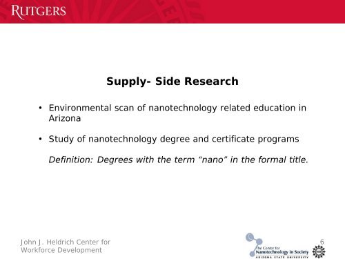 Trends in the Development of Nanotechnology Degree ... - NCLT