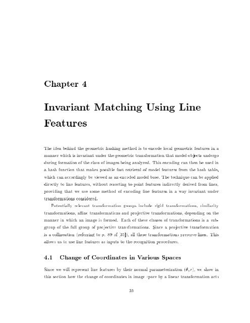 A Probabilistic Approach to Geometric Hashing using Line Features