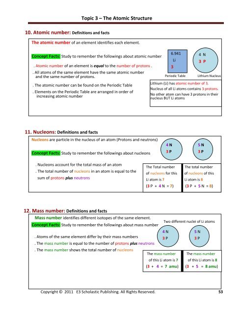 Topic 1 - Matter and Energy - Revsworld