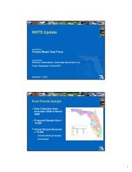 NHTS Update by Krishnan Viswanathan - FSUTMSOnline