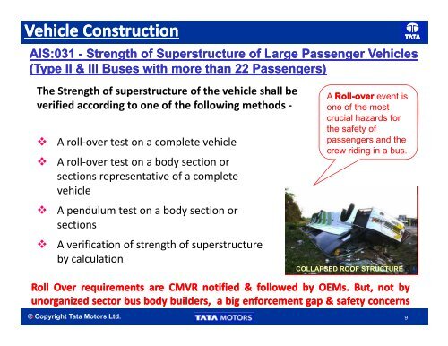 Mr P. K. Banerjee Tata Motors, India - Road Safety in India|NGO on ...