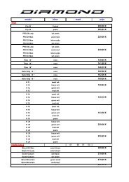 prijslijst diamond 2013 - Mega-Cycle