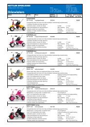 prijslijst kettler speelgoed - Mega-Cycle