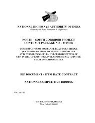 Volume III - National Highways Authority of India