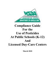 Compliance Guide for the Use of Pesticides at ... - WSU School IPM