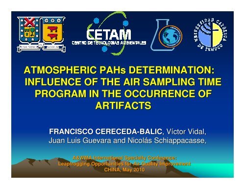 ATMOSPHERIC PAHs DETERMINATION: INFLUENCE OF THE AIR ...